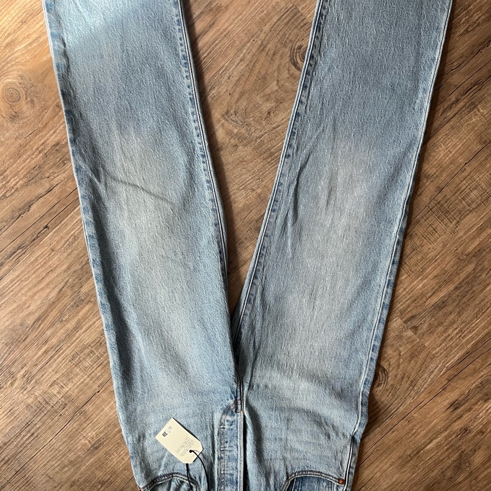 Rib cage ankle straight Levi's light blue - Picture 3 of 7